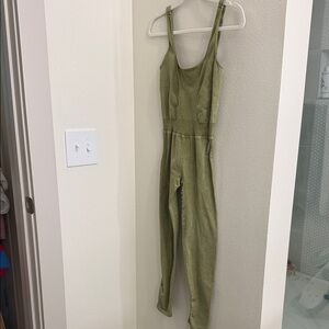 Free People Movement Green Jumpsuit